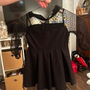 SHEIN Black Kids Formal Dress